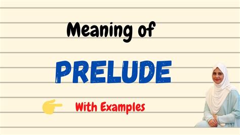 what is a prelude in music what does it represent in literature