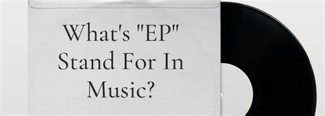 what's an ep in music? how does it differ from a single?